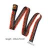 Korean Style Unisex Flame Grain Waistband 130cm Length Adjustable Canvas Belt