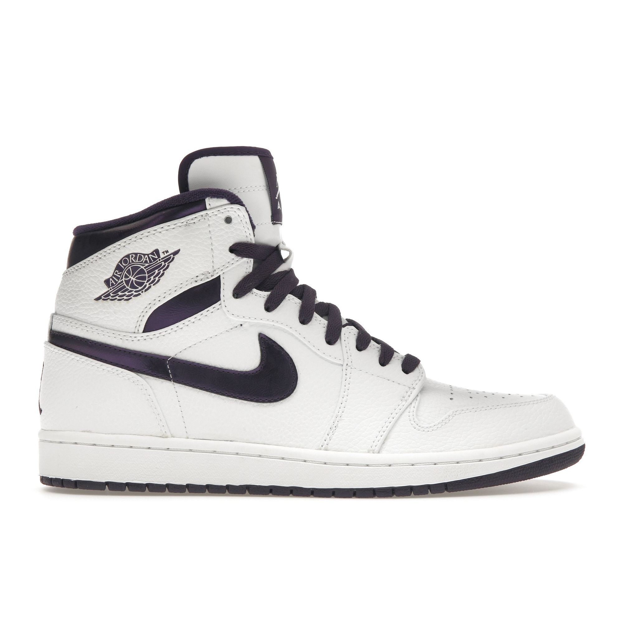 

Air Jordan 1 Retro High Grand Purple Мужские кроссовки белые 332550-151