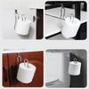 304 Stainless Steel Bathroom Wall Organizer No Punch Toilet Tissue Dispenser Multi Functional Rack Toilet Paper Holder Bathroom