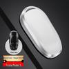 Tesla Model 3/Y/S Genuine Leather Key Cover with Metal Protective Shell Buckle