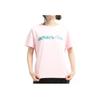 Adidas Neo X Pokémon Collaboration Printed Logo Round Neck Short Sleeve Drop Shoulder T-Shirt Women T-Shirts Clear-Pink GC7070