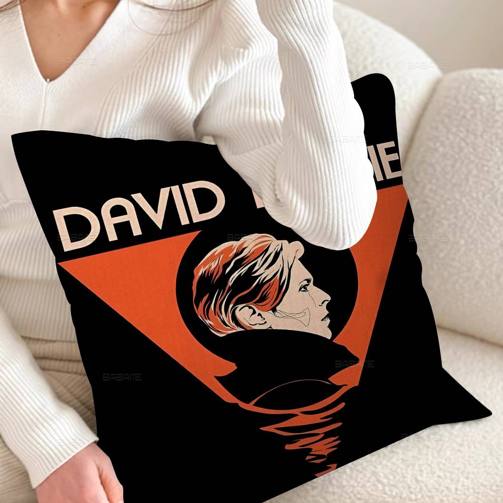 Singer D-David_B-Bowie Personalized Pillow Dust Cover Bedroom Kids Party Decoration Pillowcase Birthday Children Gift