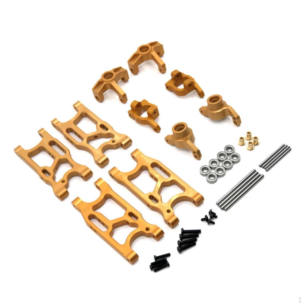 RC Car Metal Parts Kit Machined Accessory for Hobbyists