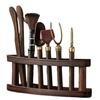 ABBP-Solid Wood Tea Ceremony Six Gentlemen Set Tea Set Accessories Daquan Tea Table Tray Tea Making Tools Tea Scraping Set