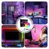 LED Light Strip Waterproof Color Changing Music Tape 16.4 FT Waterproof LED Strips Lights For Outdoor Home Living Room Bedroom