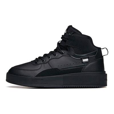 Lifestyle Series Wear-Resistant Non-Slip High-Top Sneakers Women Sneakers Black 922138011-5