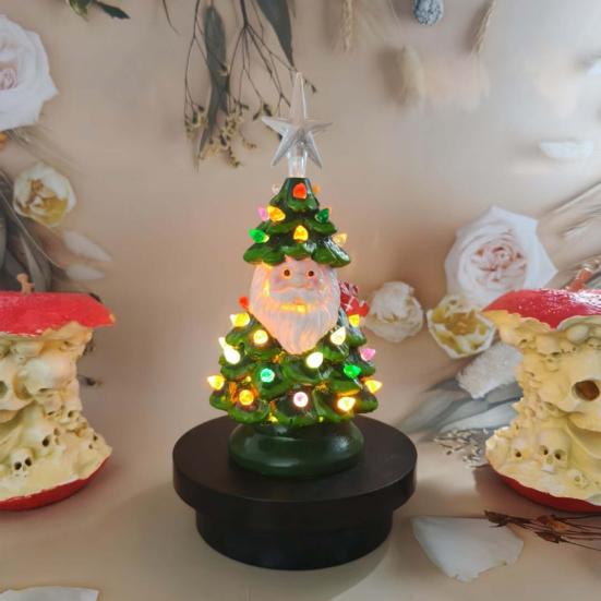 Tabletop Christmas Tree Light Battery Powered Indoor/Outdoor Multicolored Lights Desk Classic Xmas Tree Decoration