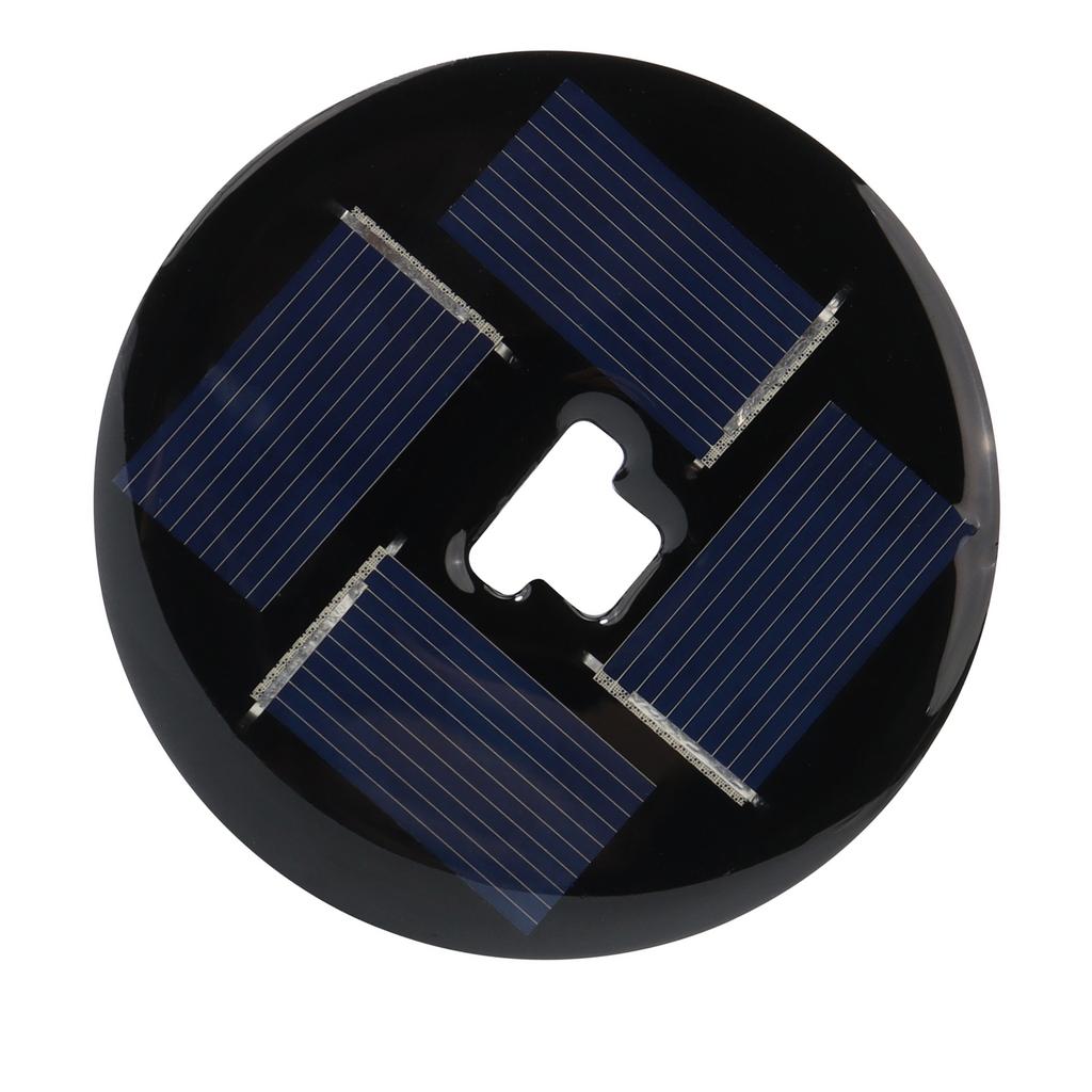 Round Shaped Solar Panel 2V 160mA Current Solar Board Perfect For DIY Projects And Small Appliances