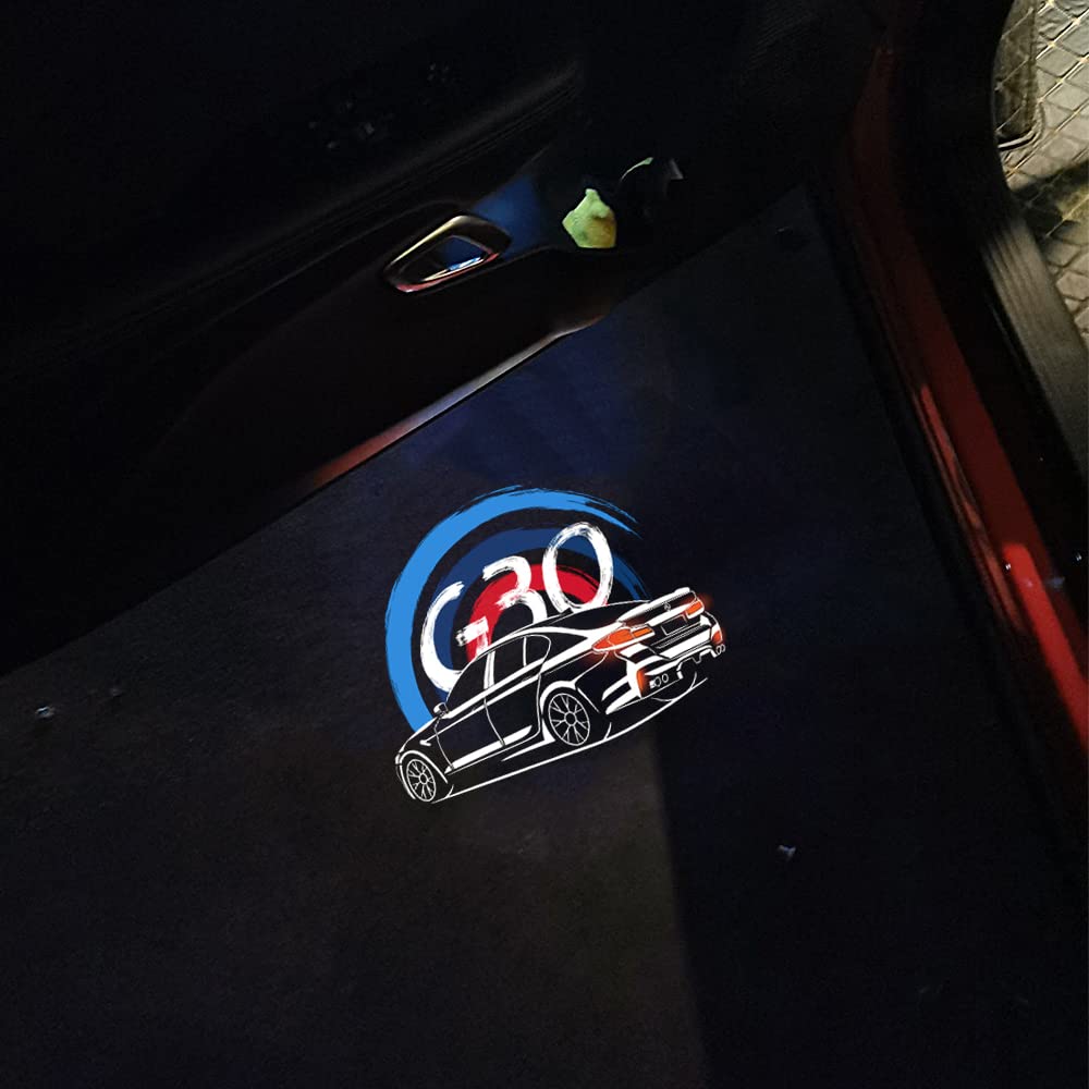 LED Logo Projection Cartesi Light Door Welcome Light Courtesy Lamp Car Curtain Door Lamp