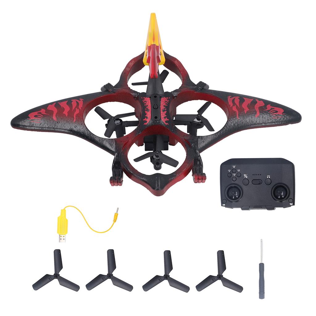 Remote Control Airplane Fighter 2.4Ghz Gravity Sensing Hovering Foam RC Airplanes Quadcopter Green