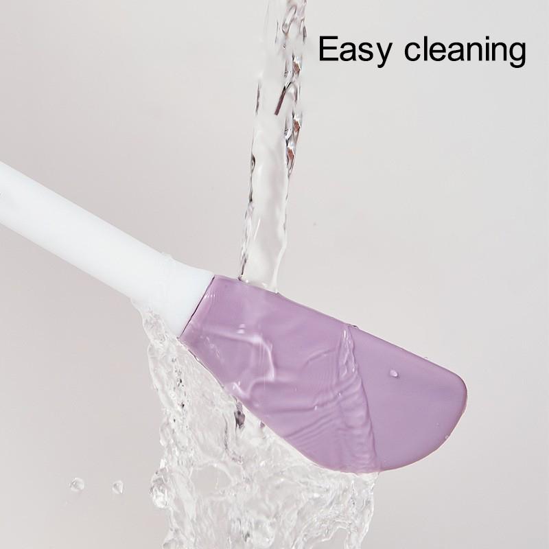 Dual-Head Silicone Face Mask Mud Clay Applicator Massage Facial Mask Brush Makeup Beauty Tool