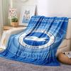 1PC Brighton & Hove Albion Patterned Flannel Blanket Suitable For All Seasons for Home Decor Warmth and Comfort Gifts Holiday Present