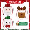 Portable Christmas Kids Candy Bags Pouch Santa Snowmen Xmas Bag Children Bag Drawstring Apple Bags Decorations Suitable for Gift