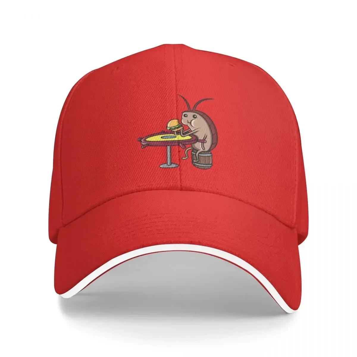 

Krusty Krab Cockroach Cap Casual Baseball Caps Adjustable Hat Hip Hop Summer Unisex Baseball Hats Customizable Polychromatic Adjustable