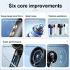 HOMEFISH Mini Handheld Fan USB Fast Charging Portable Air Calculating Fan Mute Highspeed Fan for Travel Outdoor Activities