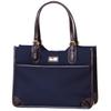 Memezawa Bags Business Made In Toyooka A4 PC Nylon Business Tote Popular Commuting Business Insurance Large Wide Navy Women's Bag, Japan, Bag, Size,