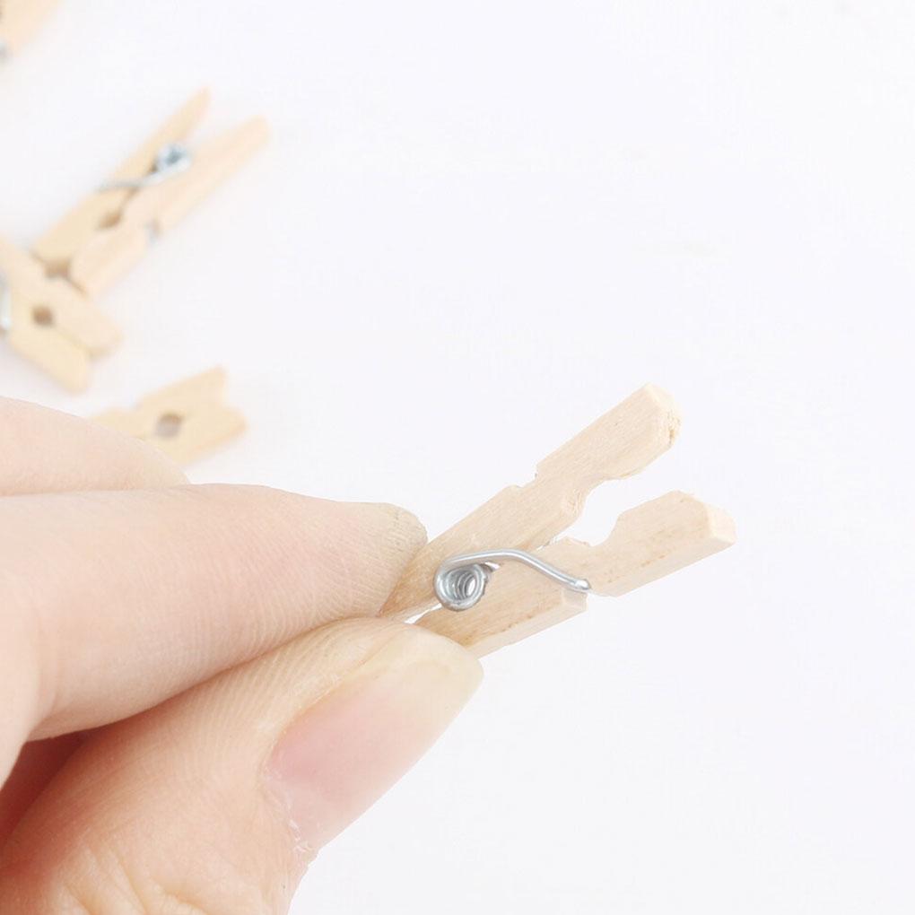 Sada dřevěných sponek - praktické a kolíčky na prádlo na fotografie a dekorace dřevěné kolíčky na prádlo dřevěné sponky móda