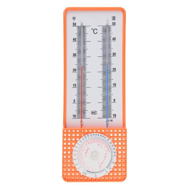 

Thermometer Hygrometer Humidity Meter Thermometers Temperature Humidity Gauge Meter Wall-hanging for Home Office Canteen