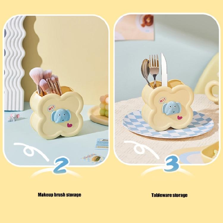 Bright Cartoon Design Plastic Innovative Pen Holder Compact Stationery Case for Students Professionals