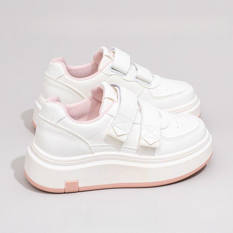Fashion Platform Board Shoes For Women 2025 Autumn New Trendy Versatile Little White Shoes Women Thick-soled Casual Sneakers for Women