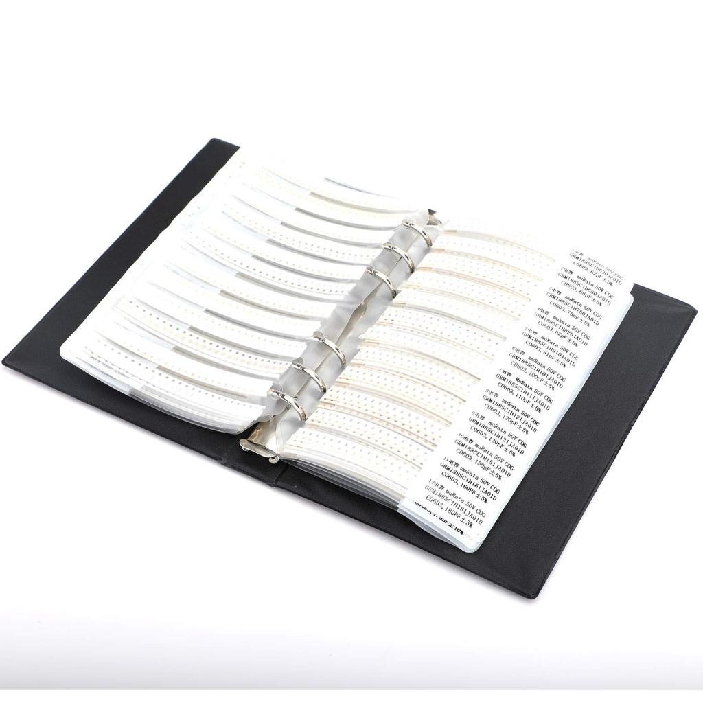 Bruce & Shark SMD0603 Capacitors Sample Bookbook 90 Values * 50pcs = 4500pcs Capacitor Kit SMD Chip SMT Resistor