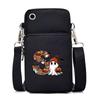 Halloween cute little ghost 26 letter messenger bag multi-function go out portable mobile phone bag