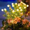 LED Solar 7-Kopf Gardenia Außenhofleuchten für Landschaftsgestaltung, Garten Balkon Atmosphäre Dekoration, Rasenleuchten