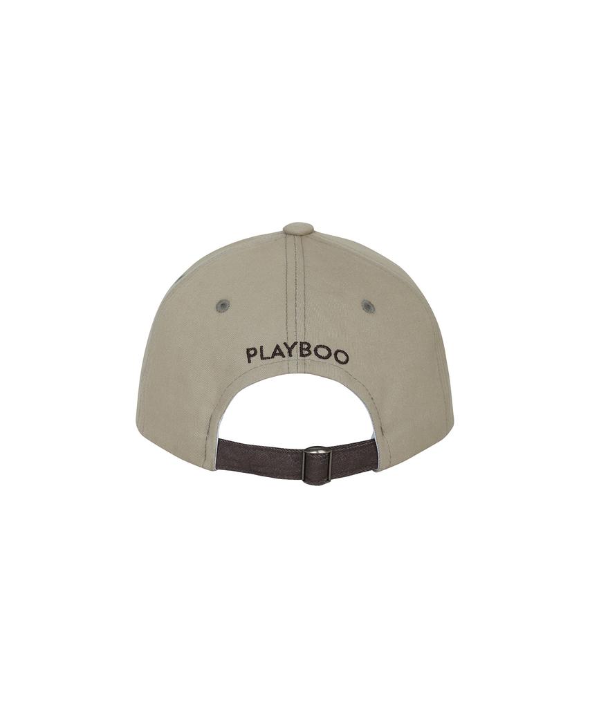 Peulleibu Contrast Logo Ball Cap_Olive