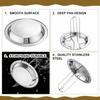 silver Stainless Steel Chicken Roaster with Oil Tray, Turkey Roaster Stand, Vertical Chicken Roaster for Kitchen BBQ, Stainless Steel BBQ Chicken