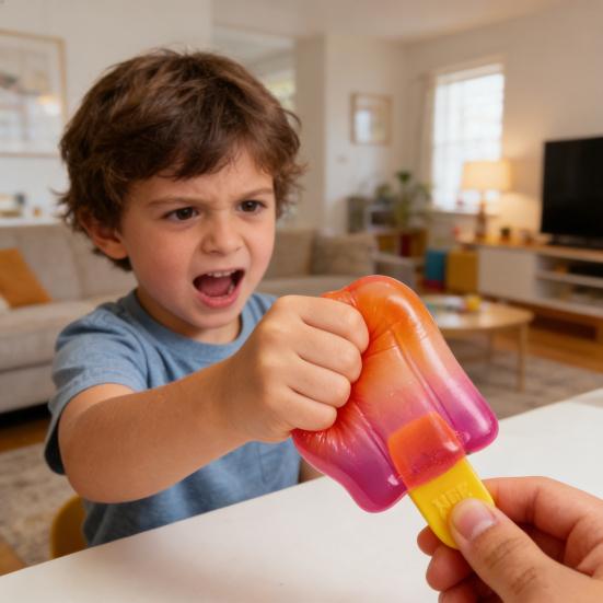 Ice Stick Squeeze Toy Stress Relief Simulation Ice Cream Sensory Toy Hand Exercise Decompression Relaxation Tool Summer