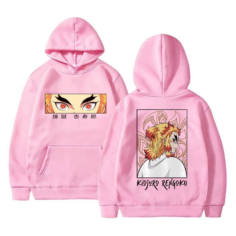 

Япония Аниме Demon Slayer Kimetsu No Yaiba Rengoku Kyoujurou Толстовка с принтом Man Manga Толстовка Унисекс Harajuku Негабаритная уличная одежда XL