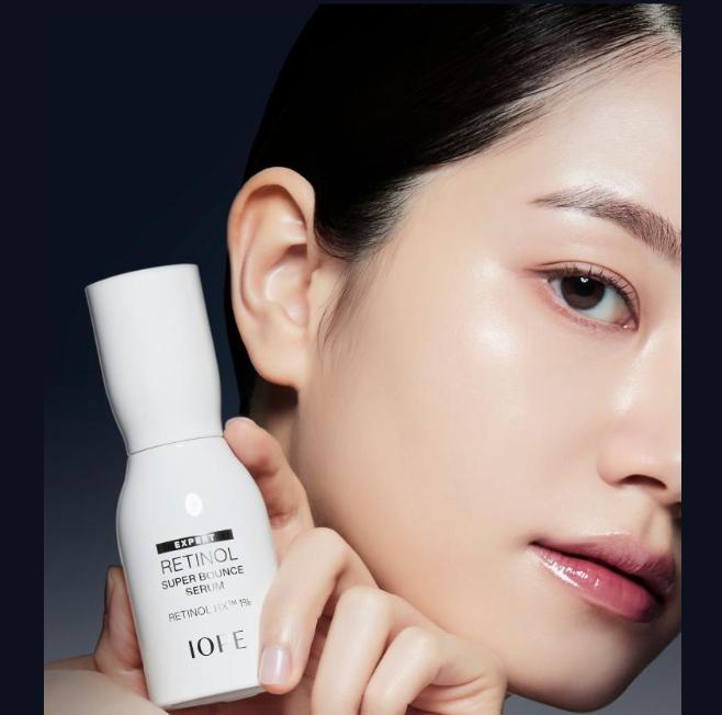 IOPE Retinol Super Bounce Serum 30ml – Anti-Aging & Firming Skincare from Korea