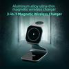 H302 3 In 1 Magnetic Wireless Charger 15W Fast Charging Stand for Phone Earbuds Watch