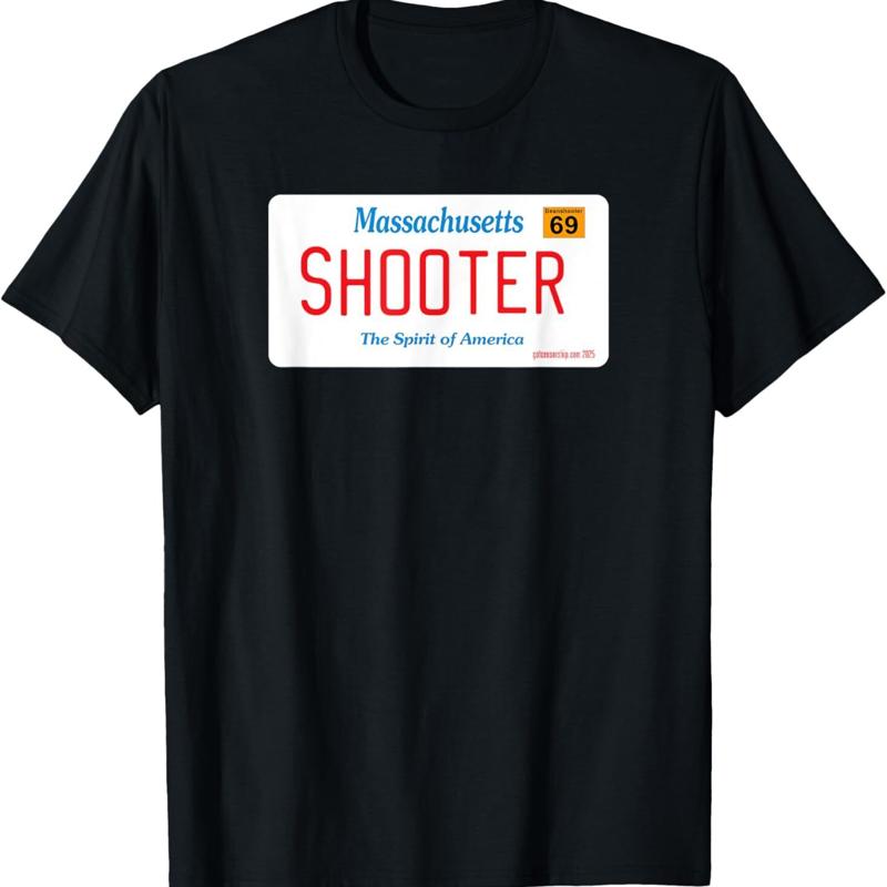 Beanshooter tireur plaque d immatriculation Massachusetts t-shirt S разноцветный