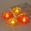 Atmosphere Lighting LED Lotus Lamp Battery Operated Flameless Candle  Festival Decoration