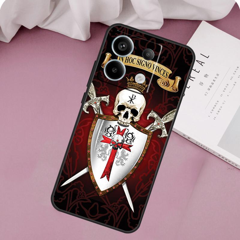 Knights Templar Case For Xiaomi Redmi Note 13 14 12 11 10 9 15 Pro Plus Redmi 15 14C 10C 12C 13C 15C Cover