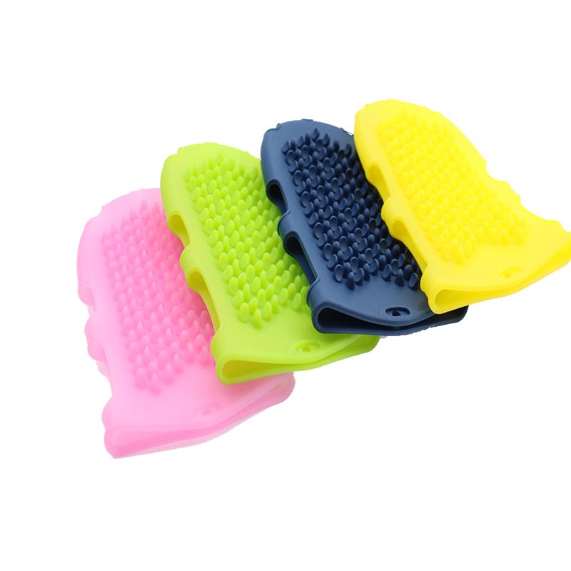 Massage Glove Bath Towel Silicone Bath Brush Skin Clean Silicone Bath Brushes Shower Gloves Bath Scrub Remover Body Exfoliating