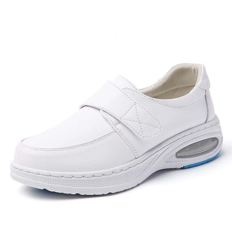 Air Cushion Nurse Shoes Women's Spring Summer Hollow Soft Sole Breathable Deodorant Non-slip Work Special Medical Shoes Spot