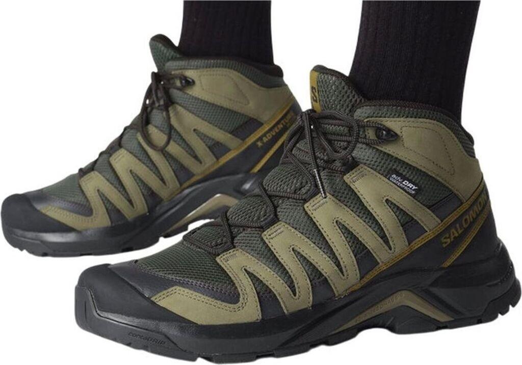 Hiking Shoes Salomon X-adventure Recon Mid Goretex Hiking Boots Asphalt Falcon Coyote Brown L47814500-9 5