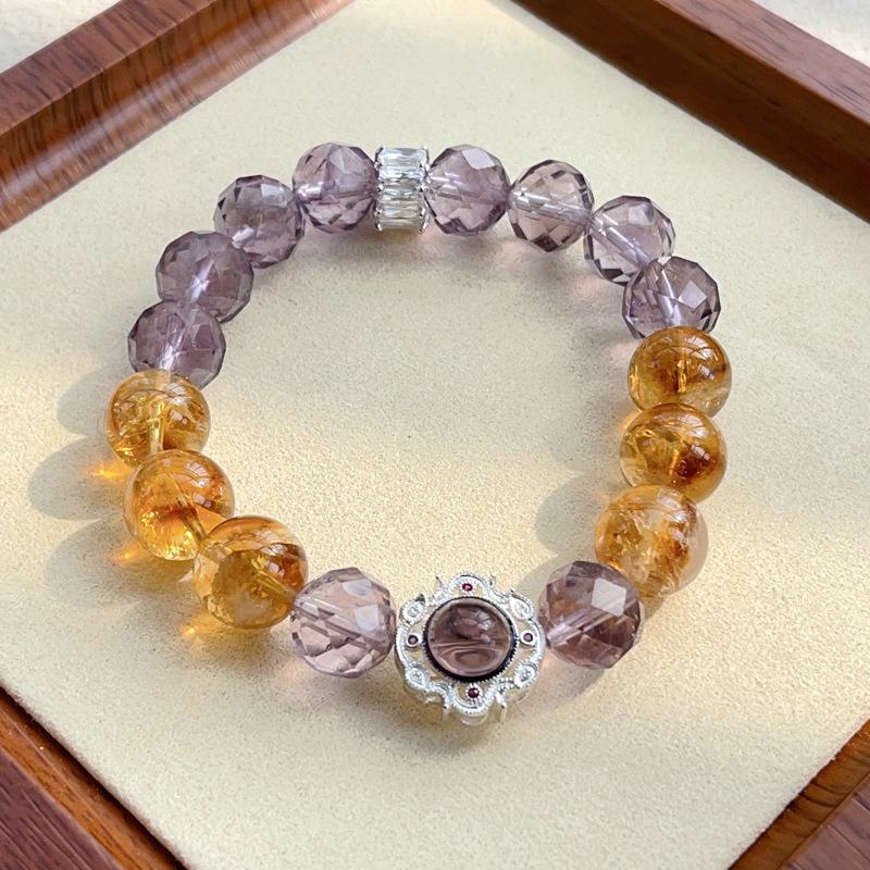 Natural crystal bracelet ametrine women s bracelet bead jewelry gift
