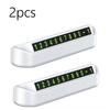 1/4Pcs Car Temporary Parking Card Phone Number Card Plate Telephone Number Car Park Stop Automobile Accessories