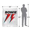 David Bowie 75 Silky Logo Supersoft Blanket