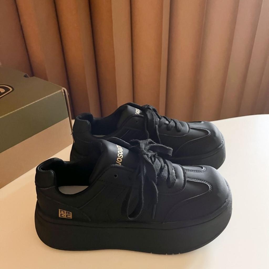 Niche Design Big Head Board Shoes Children's Autumn New Ins Thick-soled Versatile Casual Student Sports Shoes