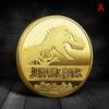 Souvenir Mynt Medaljong Märken Mynt Jurassic Park Film Tillbehör Mynt Tyrannosaurus Rex Dinosaurie Minnesmynt