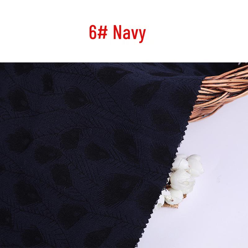 Women's Retro Feather Cheongsam: Middle-Aged & Elderly Cotton-Linen Jacquard Fabric