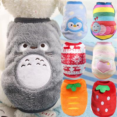 Vêtements d'hiver en flanelle douce pour chiens de petite et moyenne taille, manteau mignon et chaud pour chiots, pull pour chat, chihuahua, yorkshire, taille XS