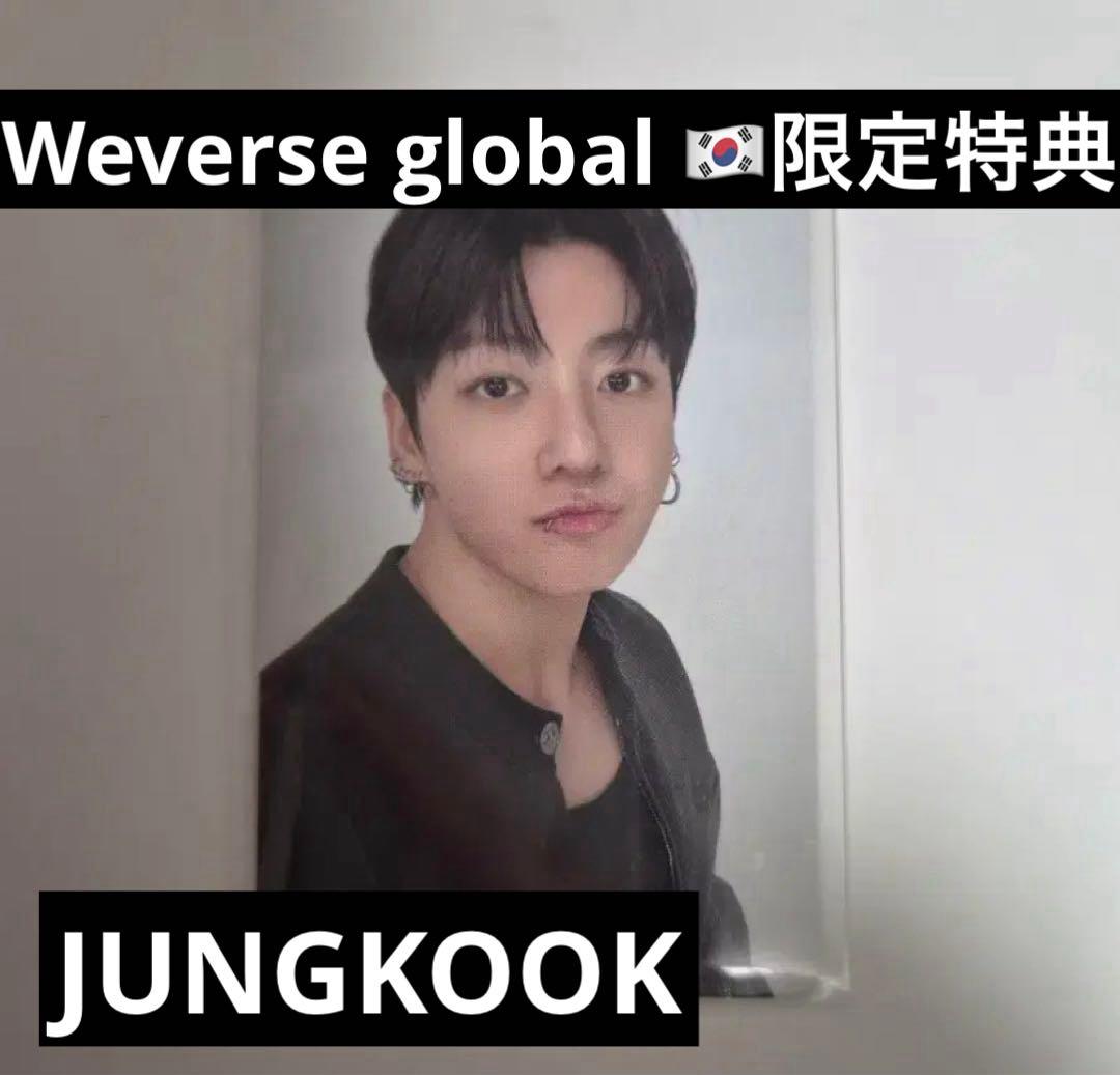 [Б/У] BTS Ариранг Корея Бонусная фотокарточка Weverse Селфи Чонгук