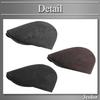 Buzz Selection Casual Hunting Wool Fashion CAP762 Men's Cap, Material, Accessory, Stylish, (Brown)