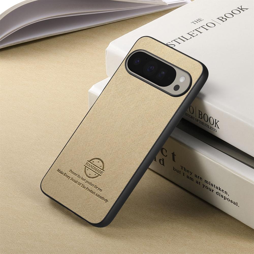 PU Leather Matte Case for Google Pixel 10Pro XL 9 Pro XL 9A Shockproof Soft TPU Frame Fabric Back Cover for Pixel 10 Pro XL