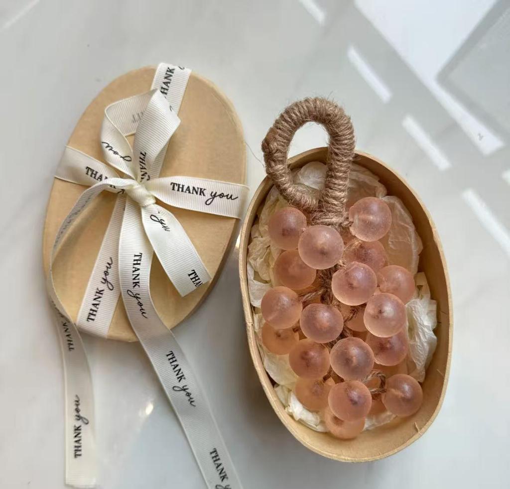 Crystal Grape Soap Cluster - Fun Birthday Gift and Decorative Bathroom Souvenir